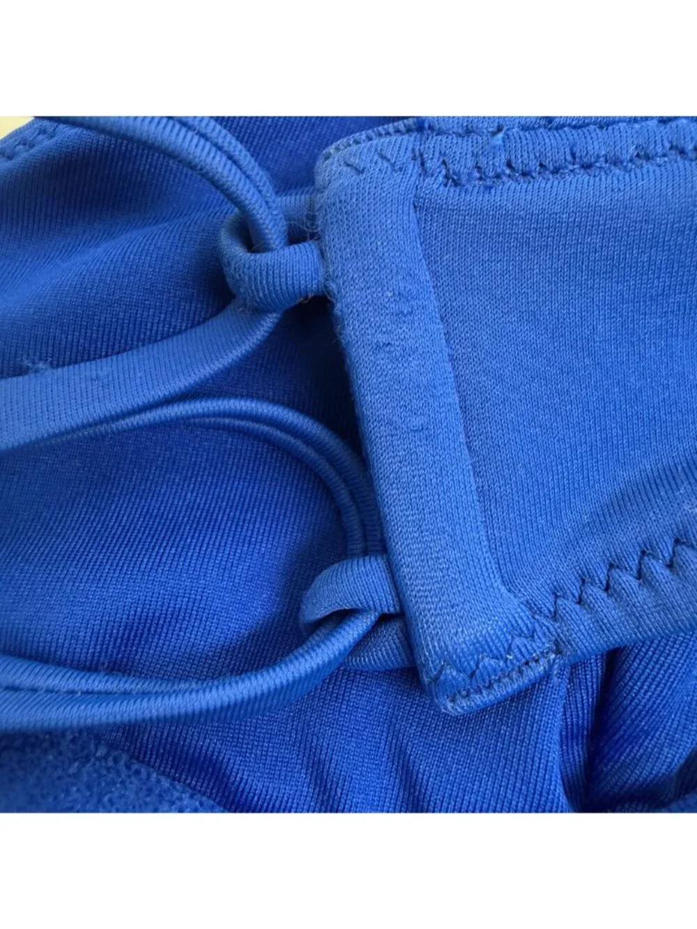 Victoria's Secret Swim Bikini Cobalt Blue Set Small Bottoms 32D Underwire Top